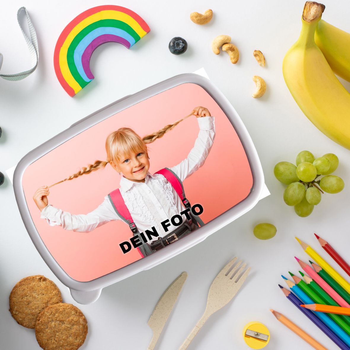 FOTOFOL - Brotdose Kinder personalisiert mit Namen