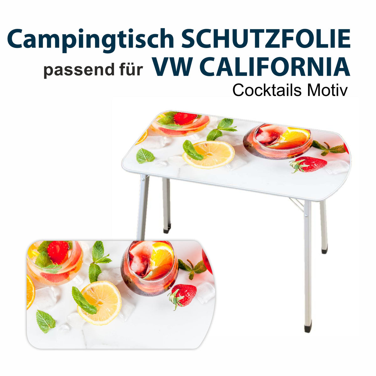 Campingtisch Schutzfolie passend für VW California / Grand California