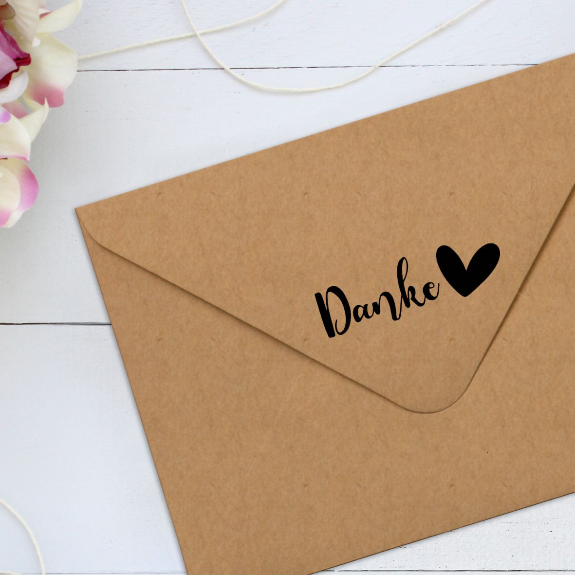 Selbstfärbender Stempel - Danke - FOTOFOL