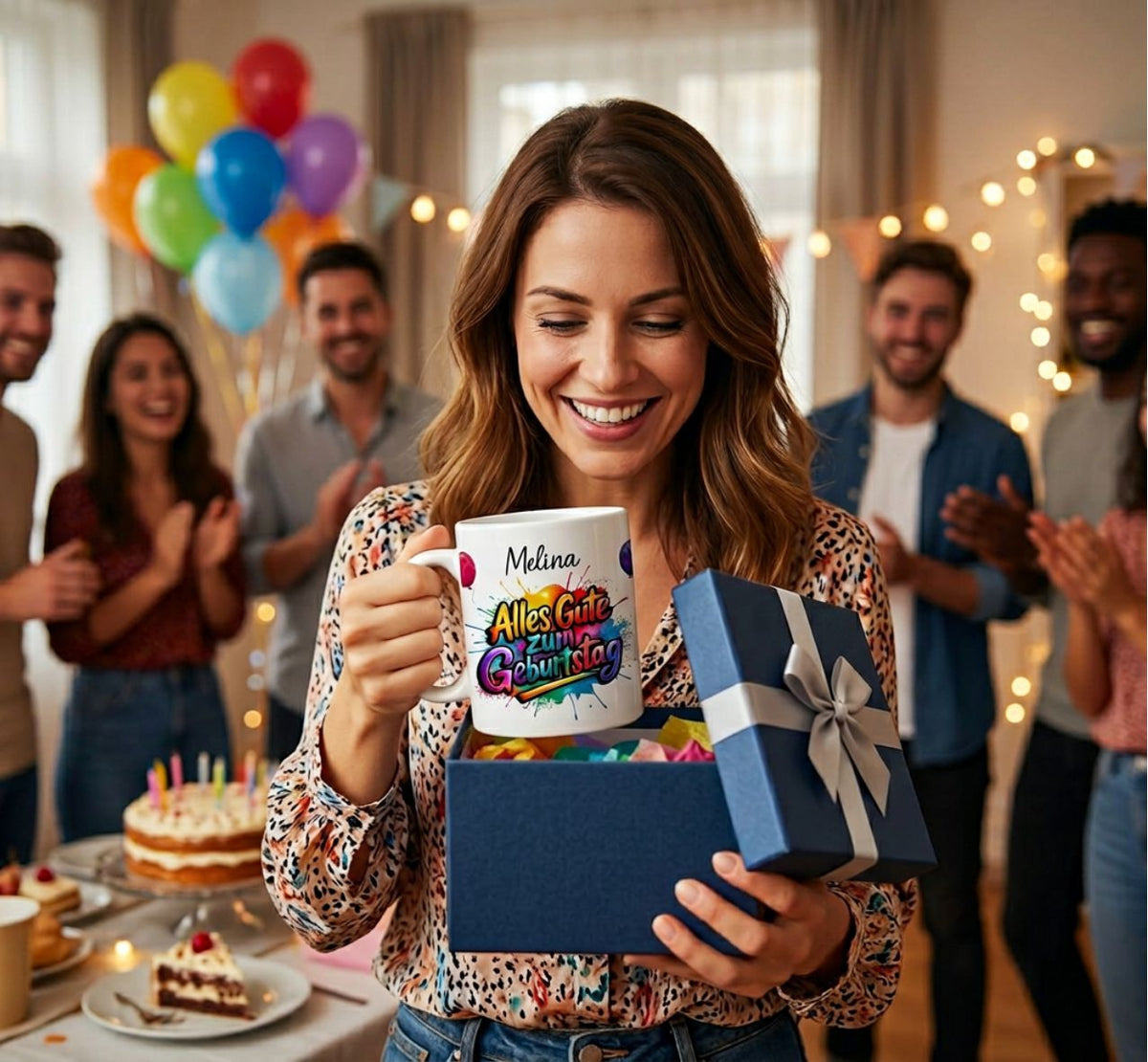 FOTOFOL - Personalisierte Tasse, Geburtstagstasse, Tasse mit Namen, Geschenk zum Geburtstag, Kaffeetasse Geburtstag, individuelles Geschenk, Geschenkidee, Tasse personalisieren, Becher mit Namen, Geburtstagsgeschenk für Frauen, Geburtstagsgeschenk für Männer, Lieblingsmensch Geschenk, Keramiktasse bedrucken, bunte Tasse, spülmaschinenfeste Tasse