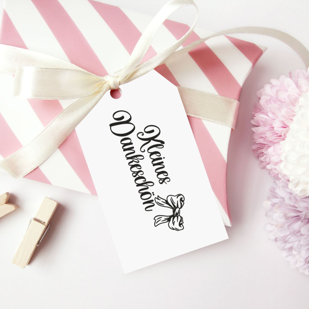 Selbstfärbender Stempel -Kleines Dankeschön - FOTOFOL