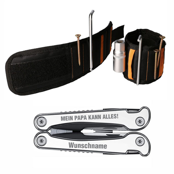 Personalisierbares Multitool & Magnetarmband - Mein Papa