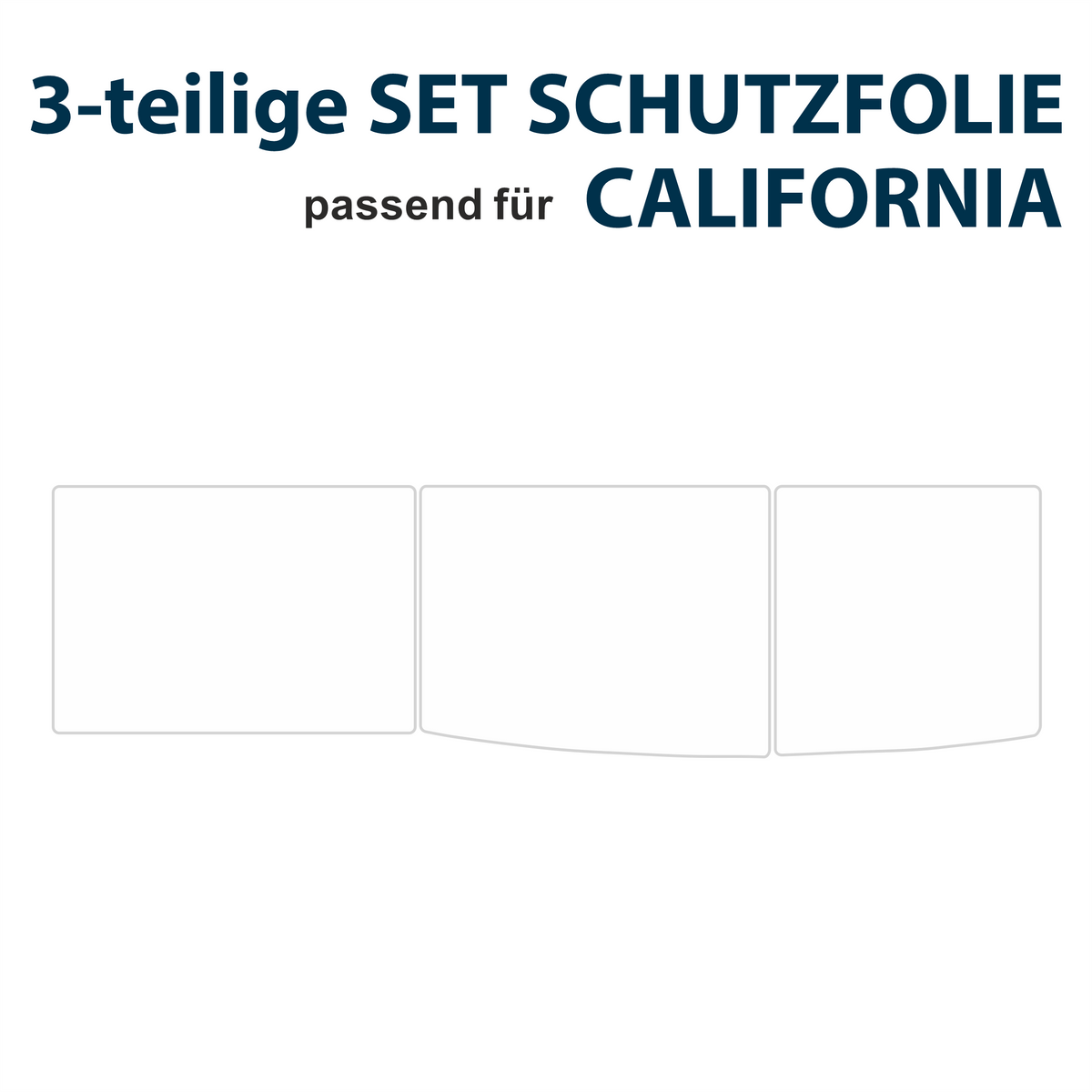 Schutzfolien Auto-Set, passend für VW T6.1 oder T6 California - Schutz für Glass-Abdeckung vom Kühlschrank, Kochfeld, Spülbecken mit verschiedenen Motiven - FOTOFOL