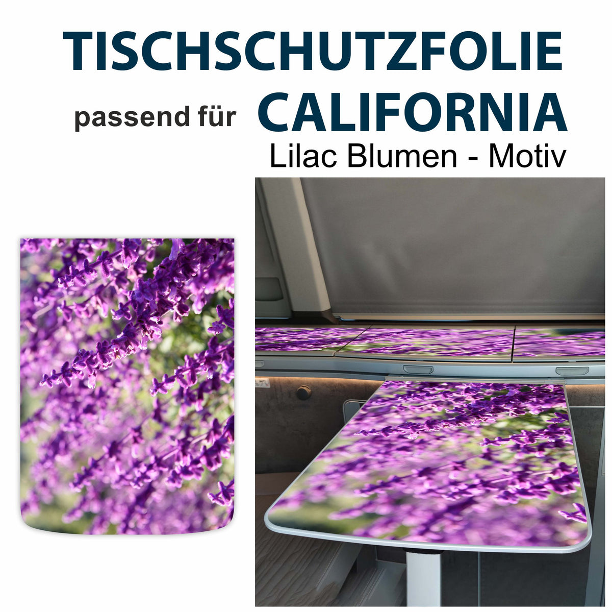 Tischschutzfolie für VW T6.1 California - Tischschutz Innenraum