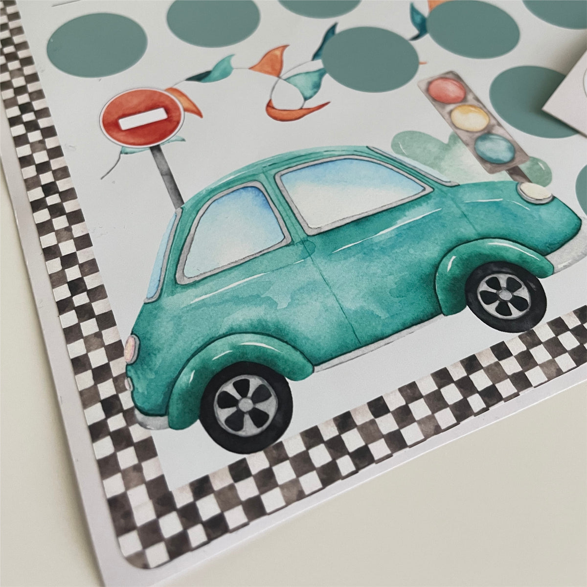 Aufkleber Set - Belohnungstafel für Kinder - mit tollen Stickern für Jungs - Motiv Autos - FOTOFOL