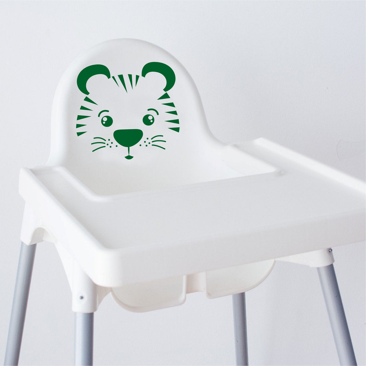 Aufkleber Sticker Tiger passt für IKEA ANTILOP MAMMUT Kinderstuhl Hocker Kinder - FOTOFOL