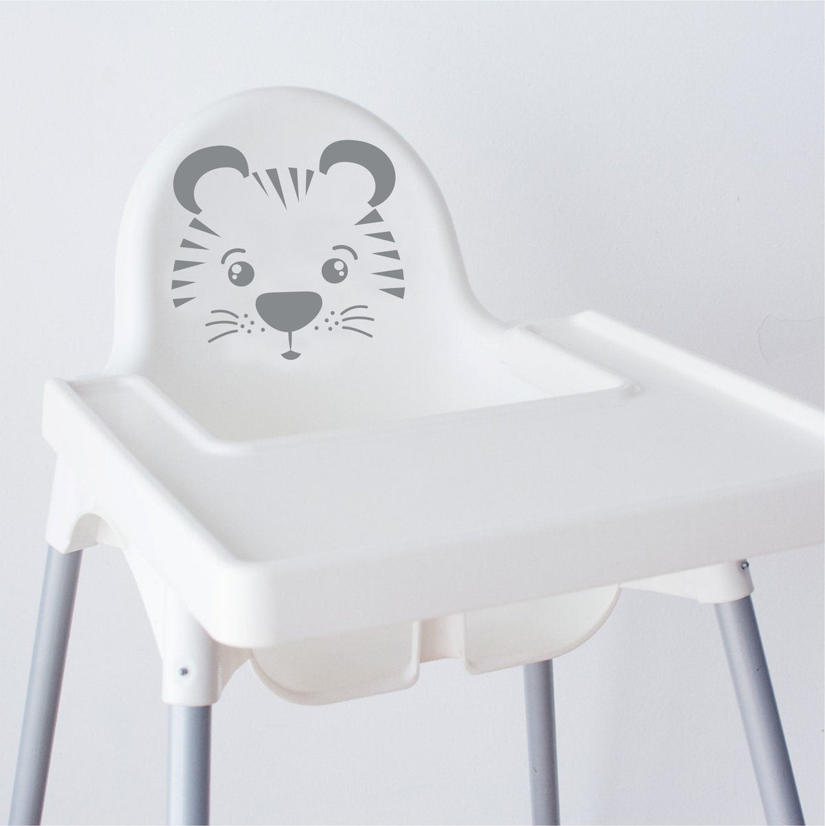 Aufkleber Sticker Tiger passt für IKEA ANTILOP MAMMUT Kinderstuhl Hocker Kinder - FOTOFOL
