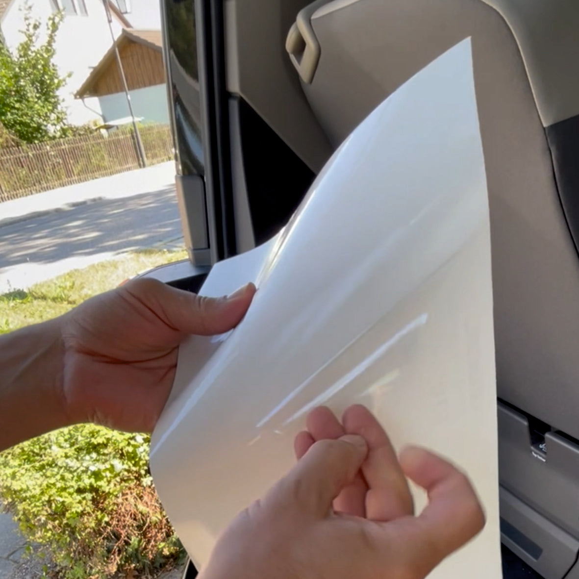 Schutzfolie Auto Ladekante / Stoßstangen Transparent passend für  VW T7 Multivan - Kratzschutz, Lackschutzfolie - FOTOFOL