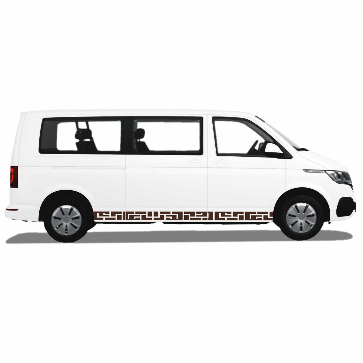 Seitenstreifen passend für Volkswagen Multivan Transporter T5 T6 T6.1 VW Bus Autoaufkleber - FOTOFOL