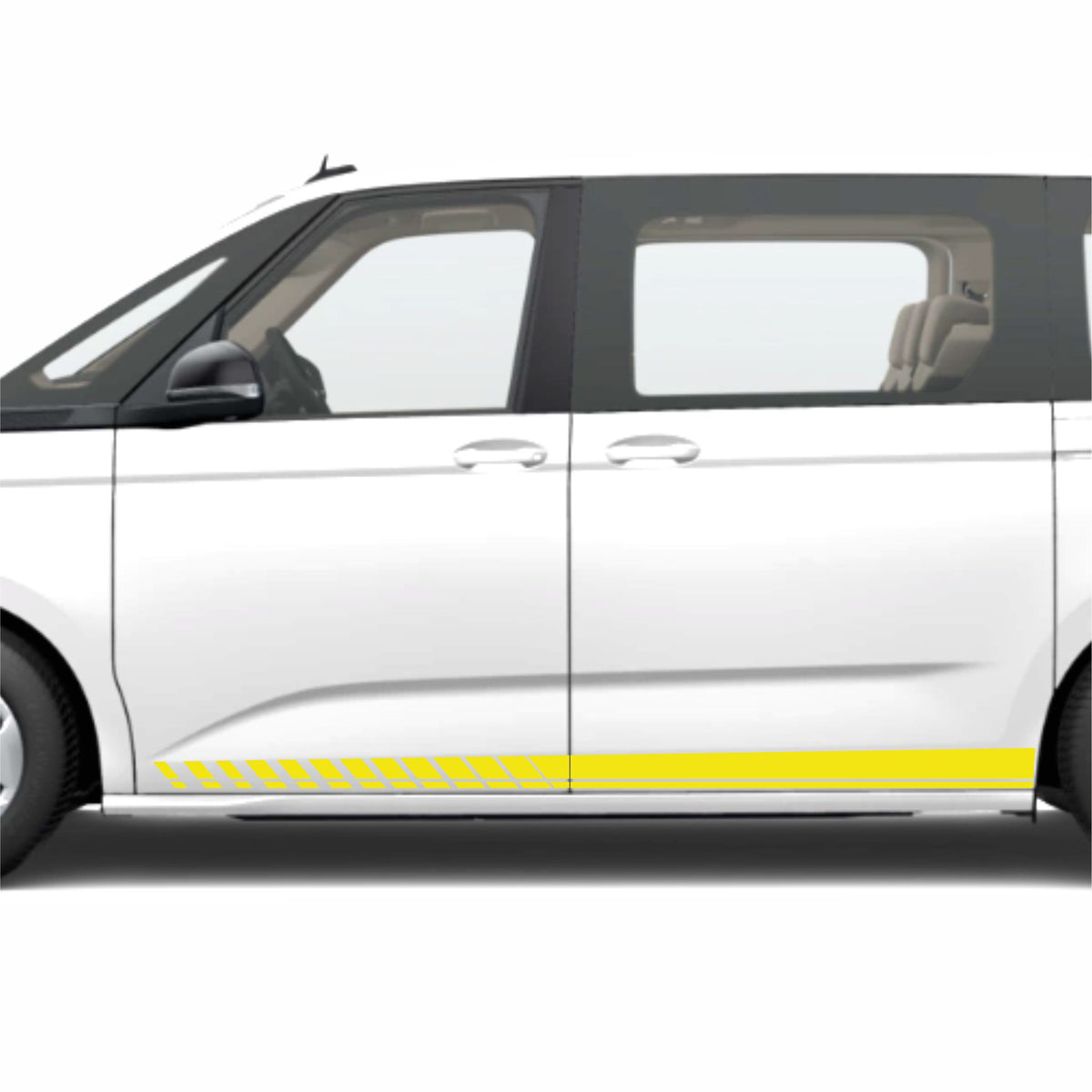 Seitenstreifen mit Wunschtext passend für VW T7 Multivan - FOTOFOL