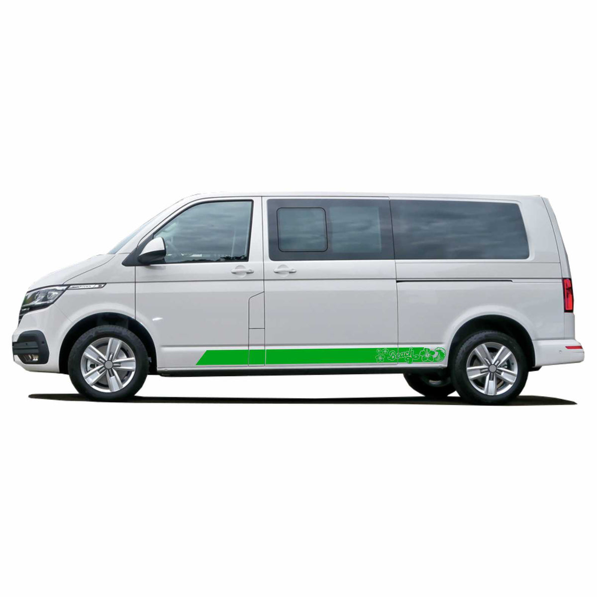 Seitenstreifen passend für VW California Beach T6.1, T6, T5, Seitenaufkleber Autoaufkleber - FOTOFOL