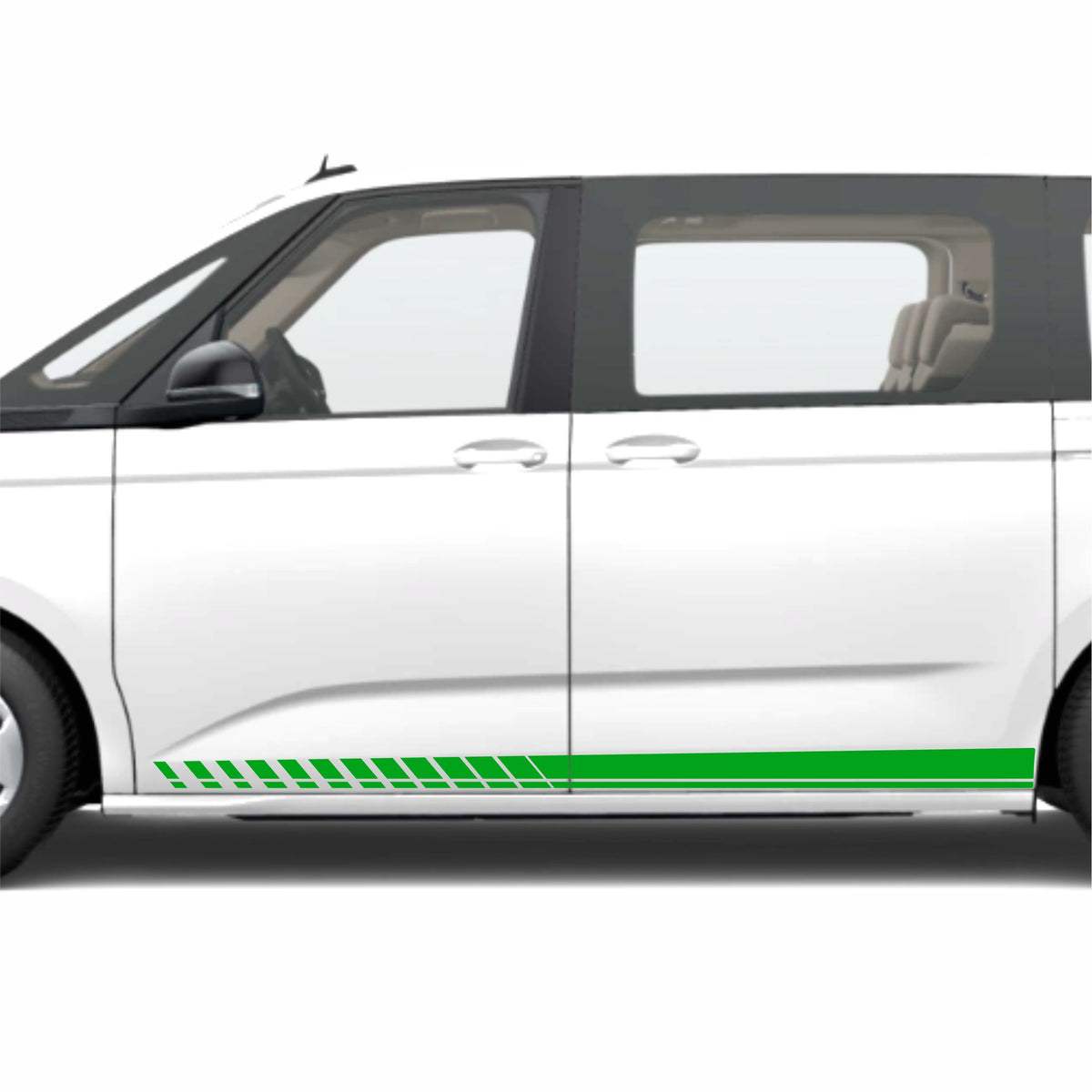 Seitenstreifen mit Wunschtext passend für VW T7 Multivan - FOTOFOL