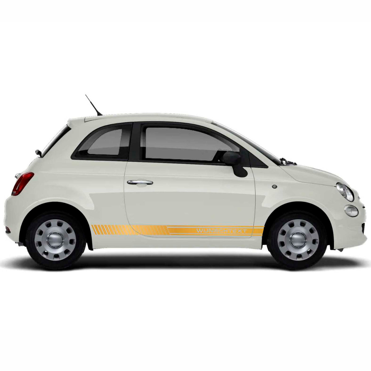 Aufkleber Auto Fiat ABARTH Seitenstreifen Sportstreifen - FOTOFOL