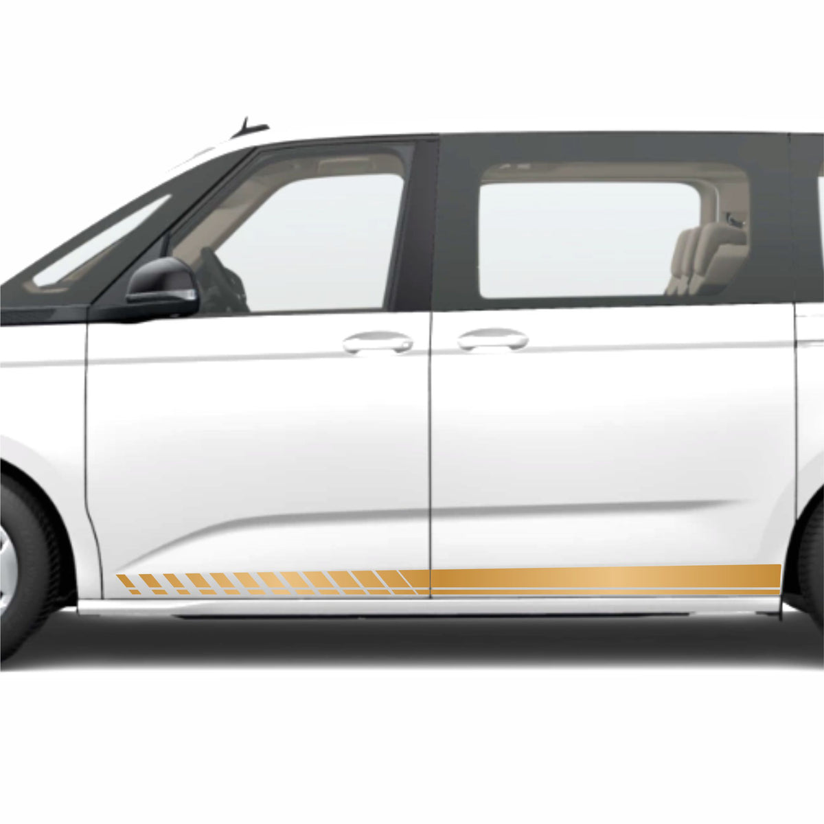 Seitenstreifen mit Wunschtext passend für VW T7 Multivan - FOTOFOL