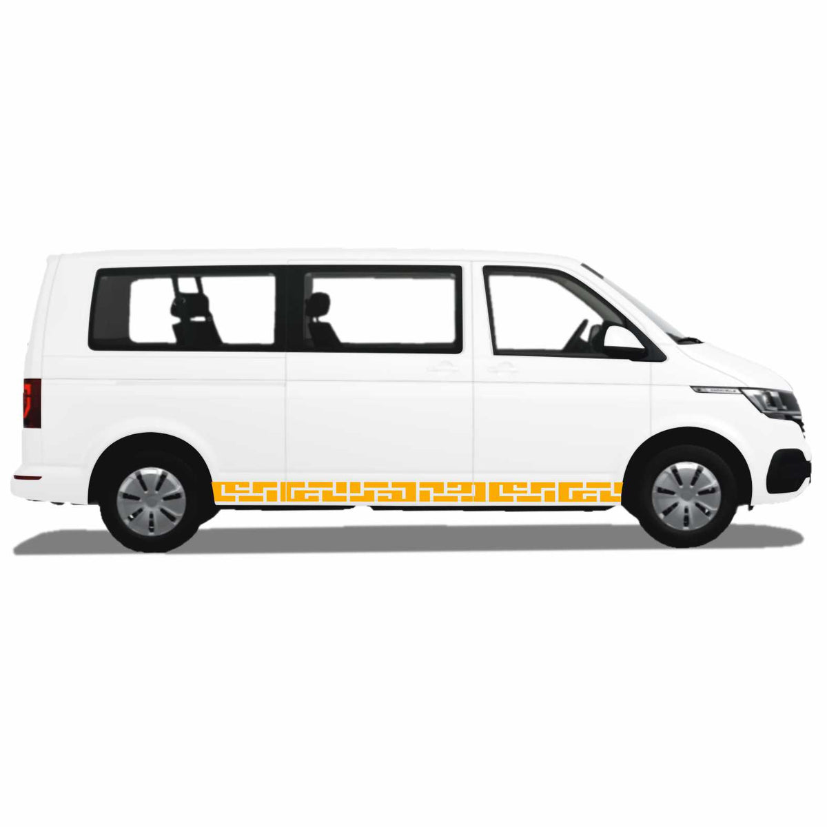 Seitenstreifen passend für Volkswagen Multivan Transporter T5 T6 T6.1 VW Bus Autoaufkleber - FOTOFOL