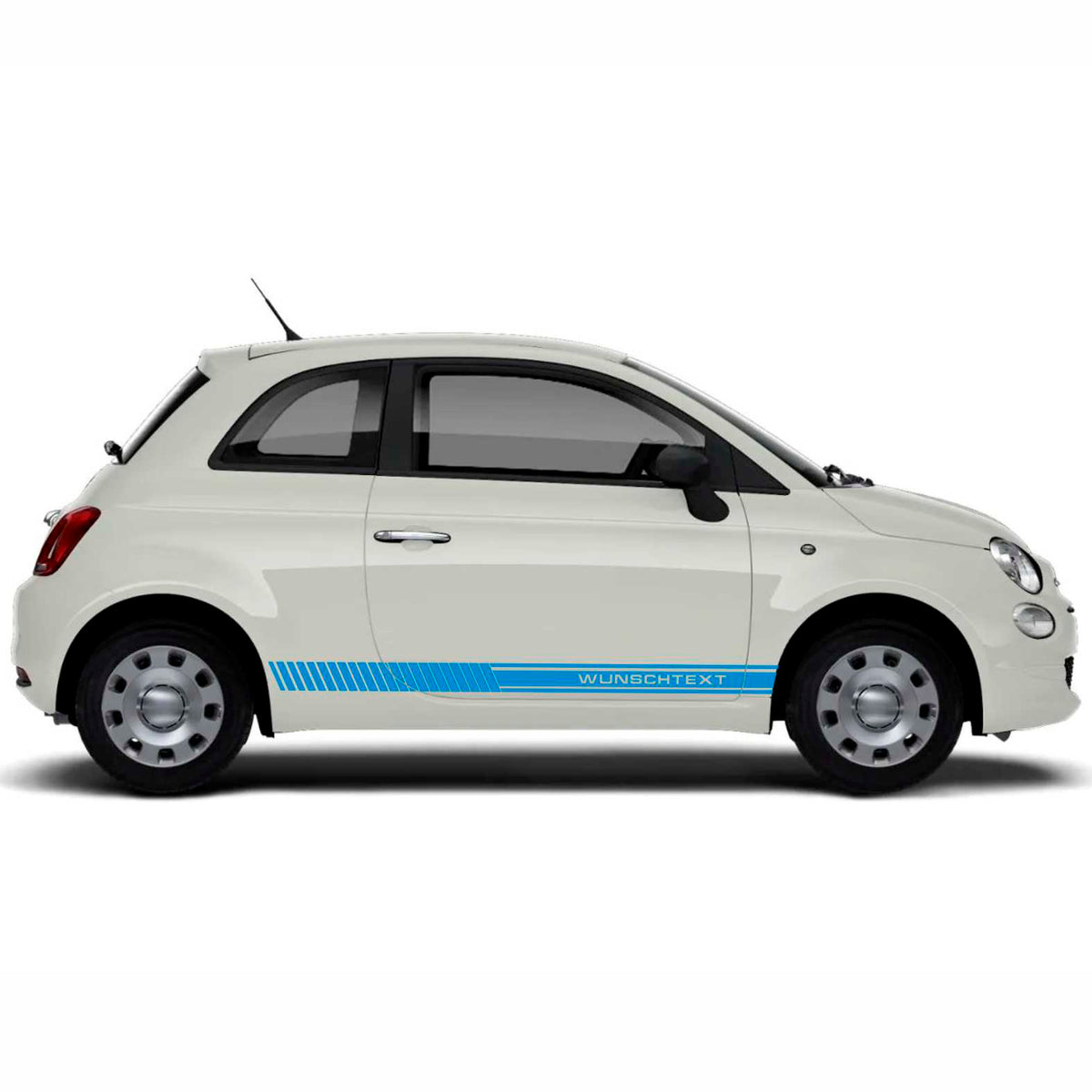 Aufkleber Auto Fiat ABARTH Seitenstreifen Sportstreifen - FOTOFOL