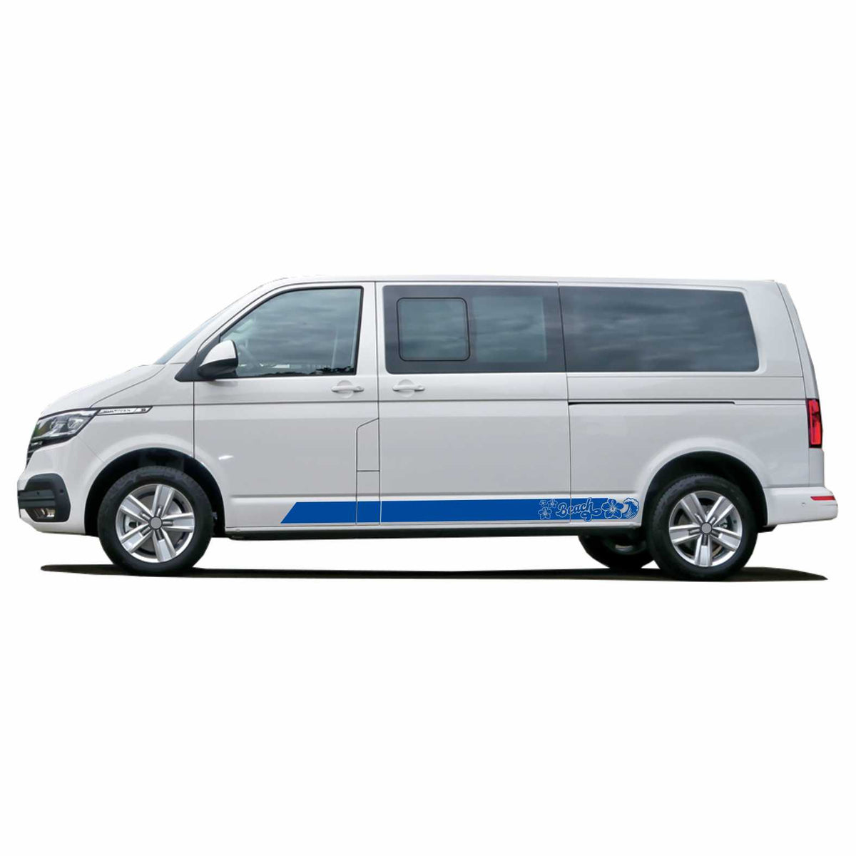 Seitenstreifen passend für VW California Beach T6.1, T6, T5, Seitenaufkleber Autoaufkleber - FOTOFOL