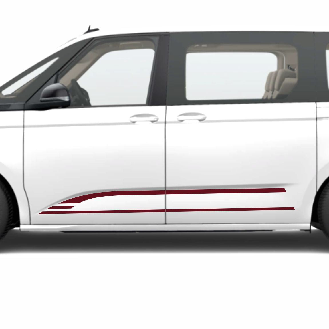 Seitenstreifen Edition mit Wunschtext passend für VW T7 Multivan - FOTOFOL