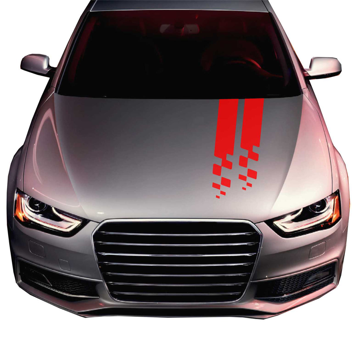 Streifen Motorhaube Auto Dekor Sticker Tuning Racing - FOTOFOL