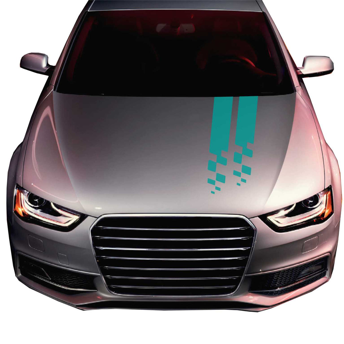 Streifen Motorhaube Auto Dekor Sticker Tuning Racing - FOTOFOL