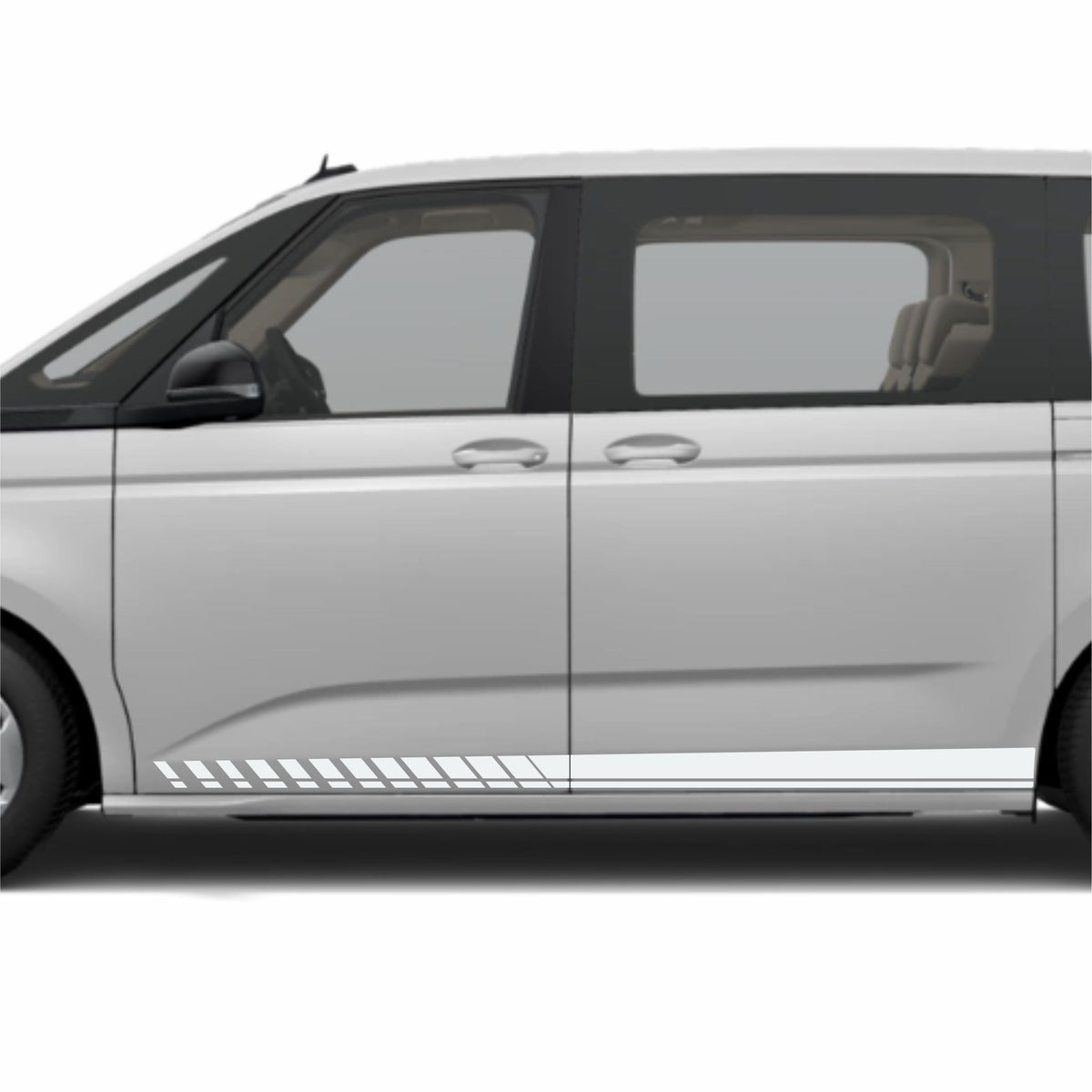 Seitenstreifen mit Wunschtext passend für VW T7 Multivan - FOTOFOL