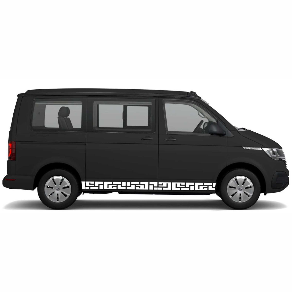 Seitenstreifen passend für Volkswagen Multivan Transporter T5 T6 T6.1 VW Bus Autoaufkleber - FOTOFOL
